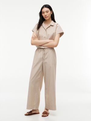 Женские брюки Tommy Hilfiger Striped Poplin Pull-On Pant — фото 2