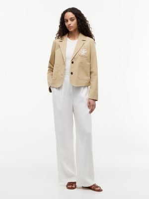 Женские пиджаки Tommy Hilfiger Script Monogram Stretch Twill Blazer — фото 2