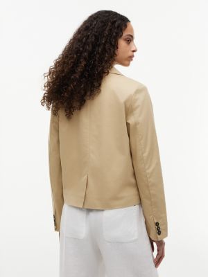 Женские пиджаки Tommy Hilfiger Script Monogram Stretch Twill Blazer — фото 4