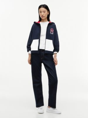 Женские худи Tommy Hilfiger Stars & Stripes Colorblock Zip — фото 2