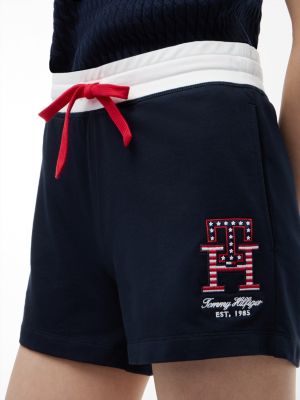 Женские брюки Tommy Hilfiger Stars & Stripes Monogram Sweatshort — фото 3