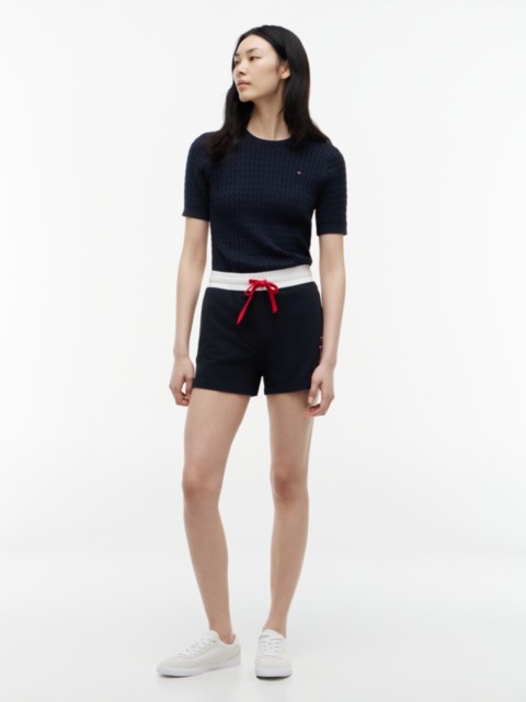 Женские брюки Tommy Hilfiger Stars & Stripes Monogram Sweatshort