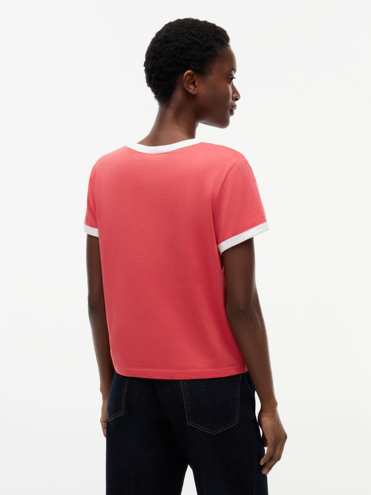 Monogram T-Shirt — Vintage Red
