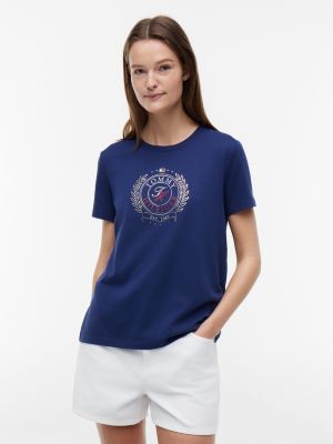 Foiled Laurel Leaf Logo T-Shirt from Tommy Hilfiger - $26.70