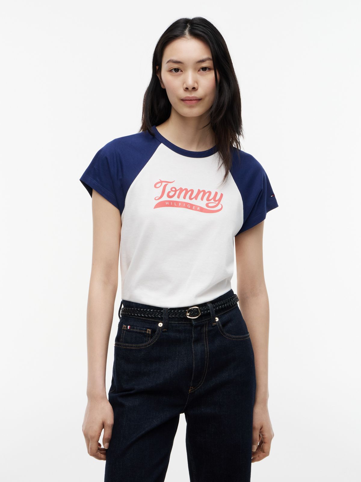 Varsity Logo Raglan T-Shirt — Preppy Navy