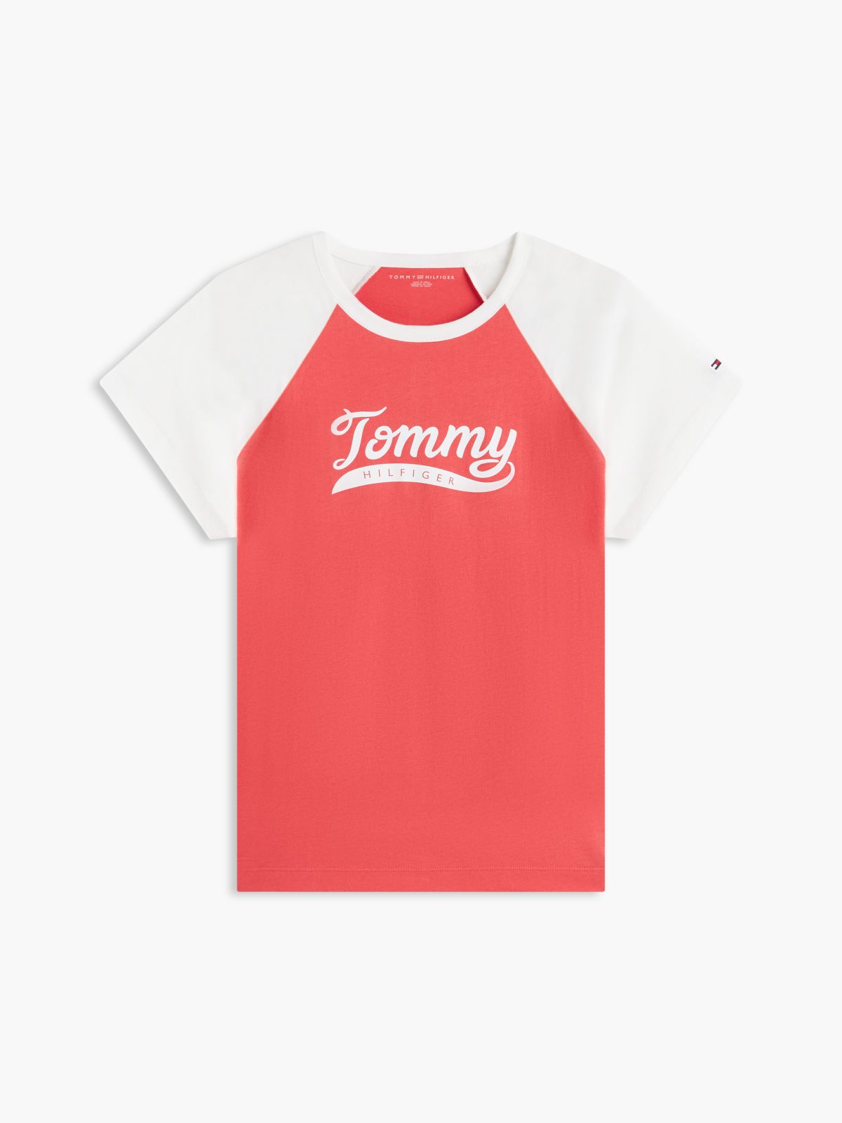 Varsity Logo Raglan T-Shirt — Vintage Red