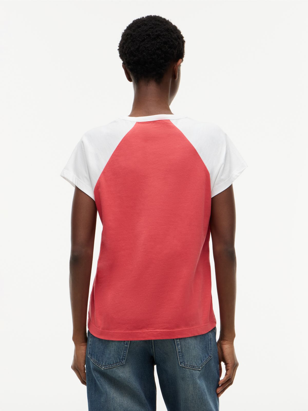 Varsity Logo Raglan T-Shirt — Vintage Red
