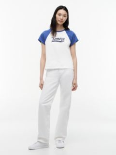 Varsity Logo Raglan T-Shirt — Ecru 2