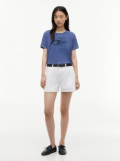 Tonal Flag Logo T-Shirt — Blue Ink 2