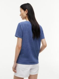 Tonal Flag Logo T-Shirt — Blue Ink 4