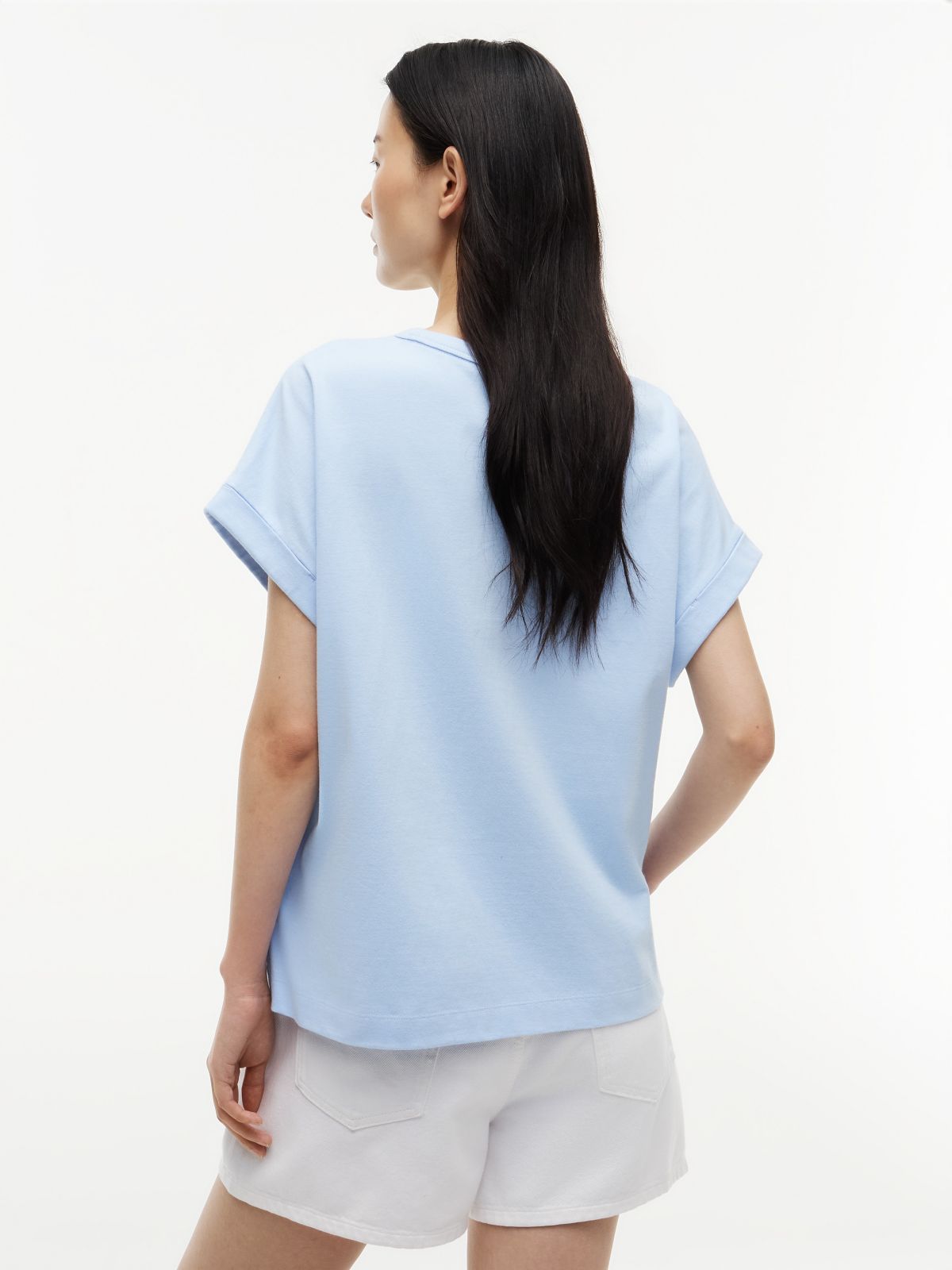 Floral Hilfiger Logo T-Shirt — Sweet Blue