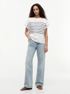 Floral Hilfiger Logo T-Shirt — Ivory Silk 2