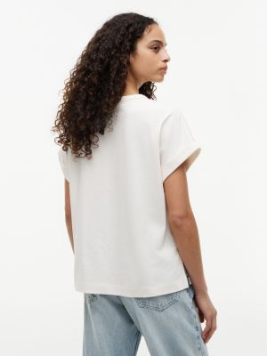 Женские футболки Tommy Hilfiger Floral Hilfiger Logo T-Shirt — фото 4