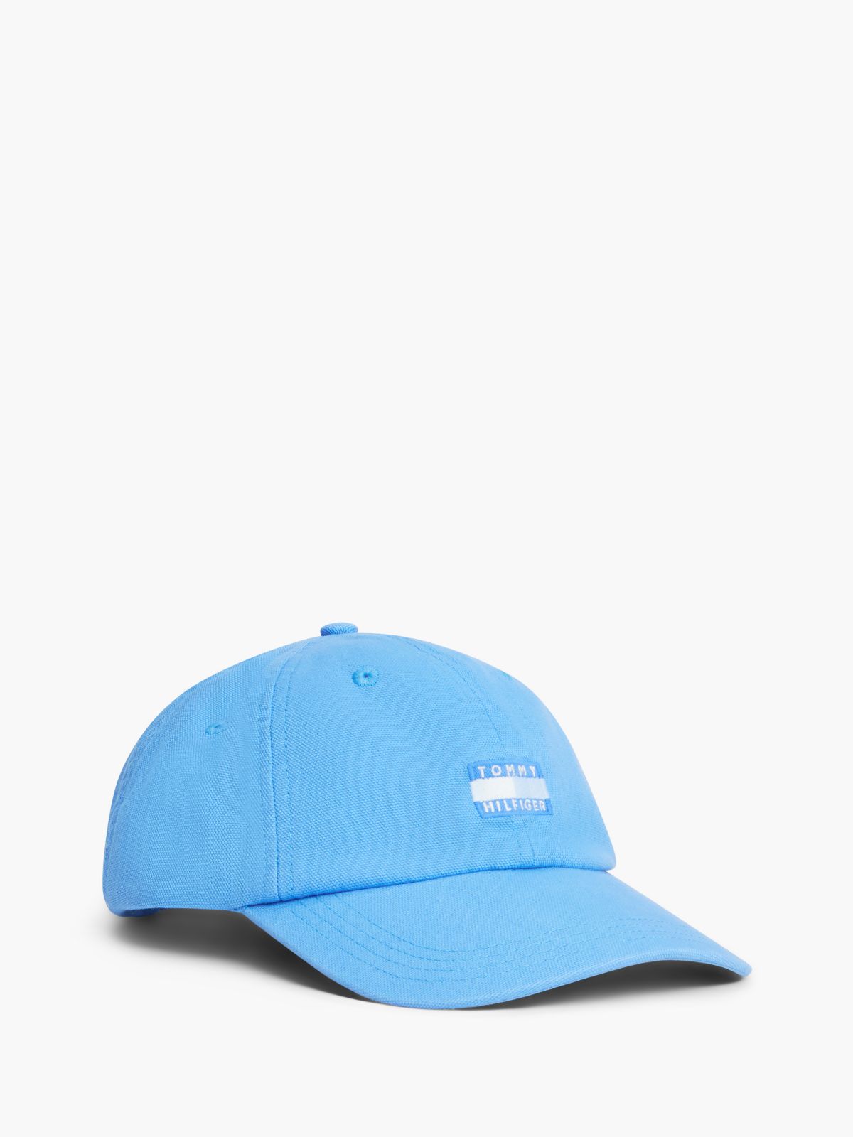 Tonal Flag Logo Canvas Baseball Cap — Blue Spell
