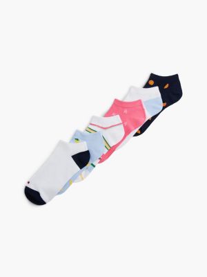 Variety Print Ankle Sock 6-Pack, Sweet Blue Multi