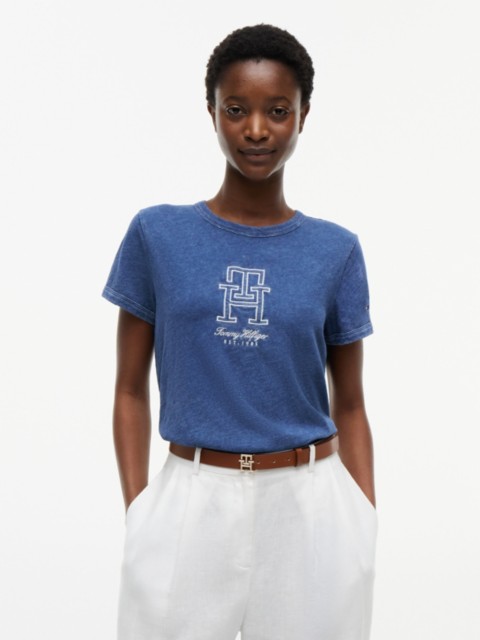 Женские футболки Tommy Hilfiger Monogram T-Shirt