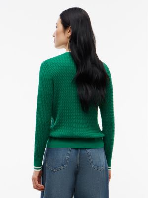 Женские кардиганы Tommy Hilfiger Tipped Cable Knit Cardigan — фото 4