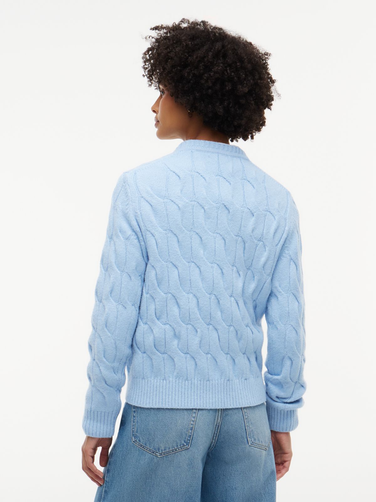 TH Soft Touch Cable Knit Crewneck Sweater — Well Water