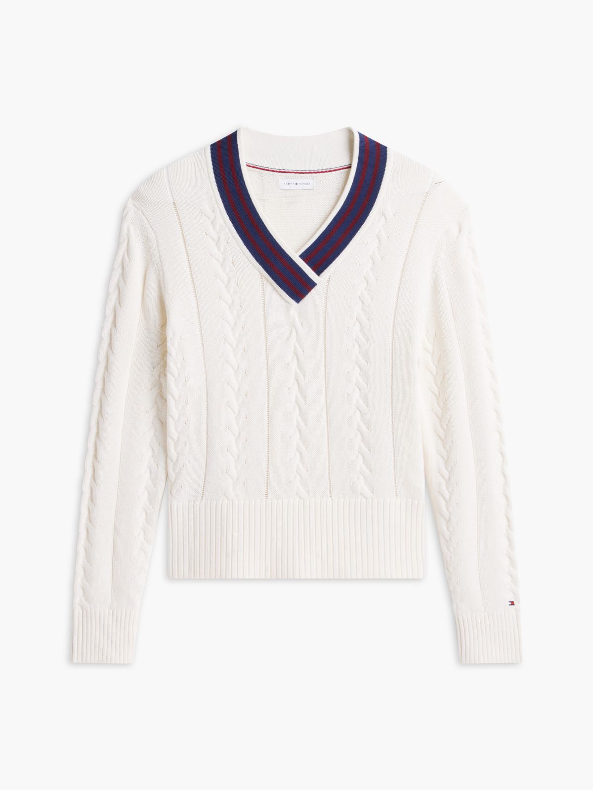 Cable Knit Cricket Sweater — Rich Cream