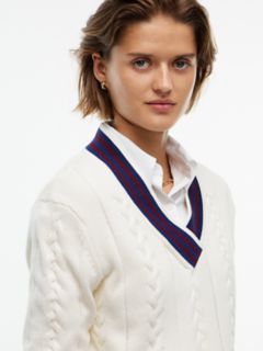 Cable Knit Cricket Sweater — Rich Cream 3