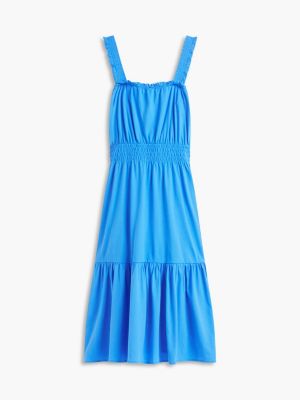 Tommy Hilfiger Ruffle-Trim Shirred Jersey Midi Dress — фото 5
