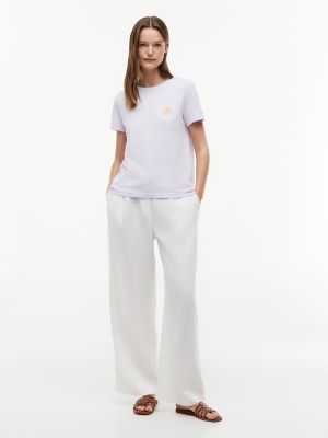 Женские футболки Tommy Hilfiger Script Monogram Pocket T-Shirt — фото 2