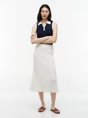 Tommy Hilfiger Cable Knit Midi Skirt — фото 2