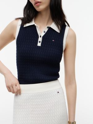 Tommy Hilfiger Cable Knit Midi Skirt — фото 3