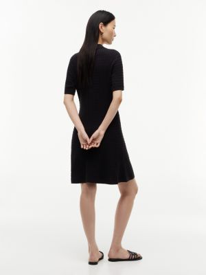 Женские платья Tommy Hilfiger Short-Sleeve Cable Knit Polo Mini Dress — фото 4