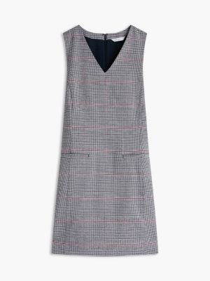 Женское платье Tommy Hilfiger Glen Plaid Sleeveless Mini, цвет: Тёмно-синий — фото 5