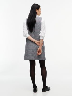 Женское платье Tommy Hilfiger Glen Plaid Sleeveless Mini, цвет: Тёмно-синий — фото 4