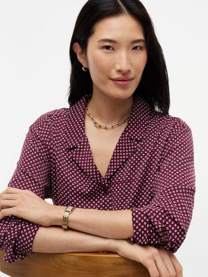 Пижамный топ Crepe, с принтом — Tommy Hilfiger, цвет: Бордовый — фото 4