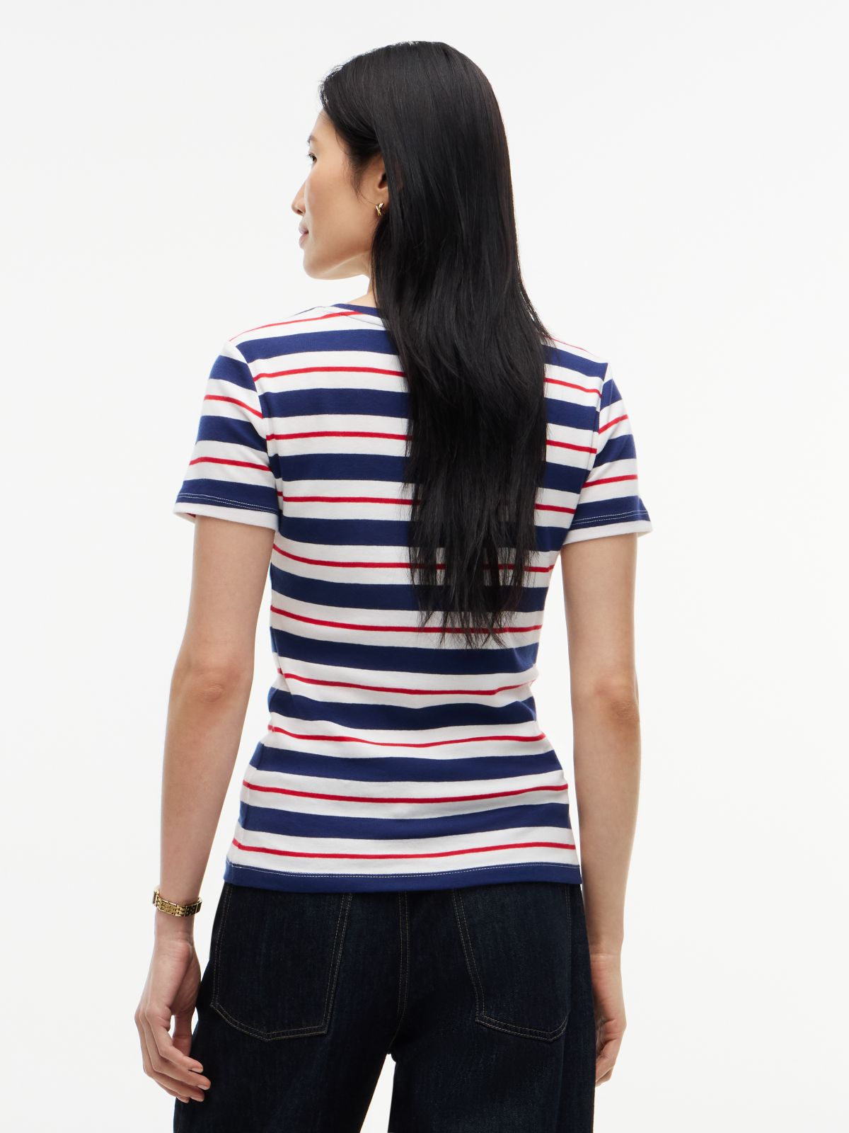 Striped Favorite T-Shirt — Preppy Navy Multi