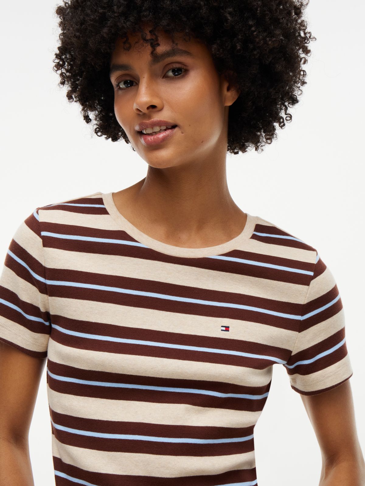 Striped Favorite T-Shirt — Beige Heather Multi