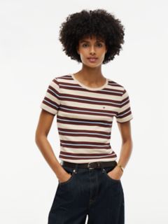 Striped Favorite T-Shirt — Beige Heather Multi 1