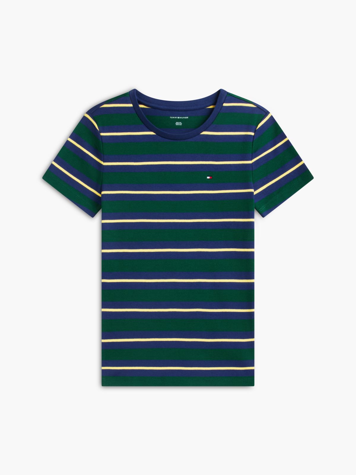 Striped Favorite T-Shirt — Emerald Multi