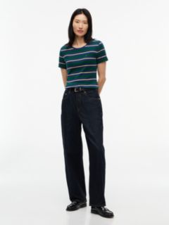 Striped Favorite T-Shirt — Emerald Multi 2