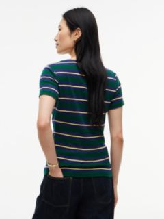 Striped Favorite T-Shirt — Emerald Multi 4