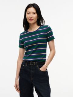 Striped Favorite T-Shirt — Emerald Multi 1