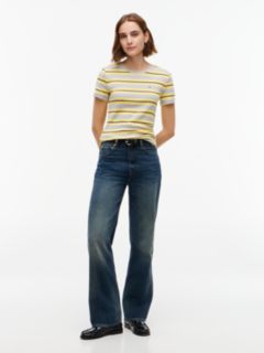 Striped Favorite T-Shirt — Grey Heather 2