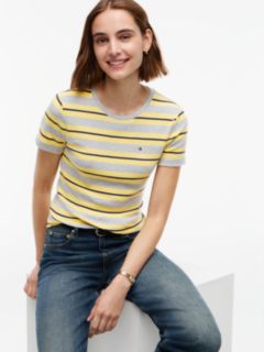 Striped Favorite T-Shirt — Grey Heather 3