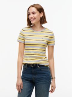 Striped Favorite T-Shirt — Grey Heather 1