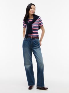 Striped Favorite T-Shirt — Mystic Pink Multi 2