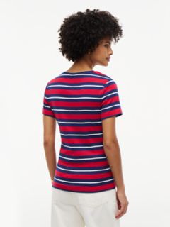 Striped Favorite T-Shirt — Rhubarb Multi 4