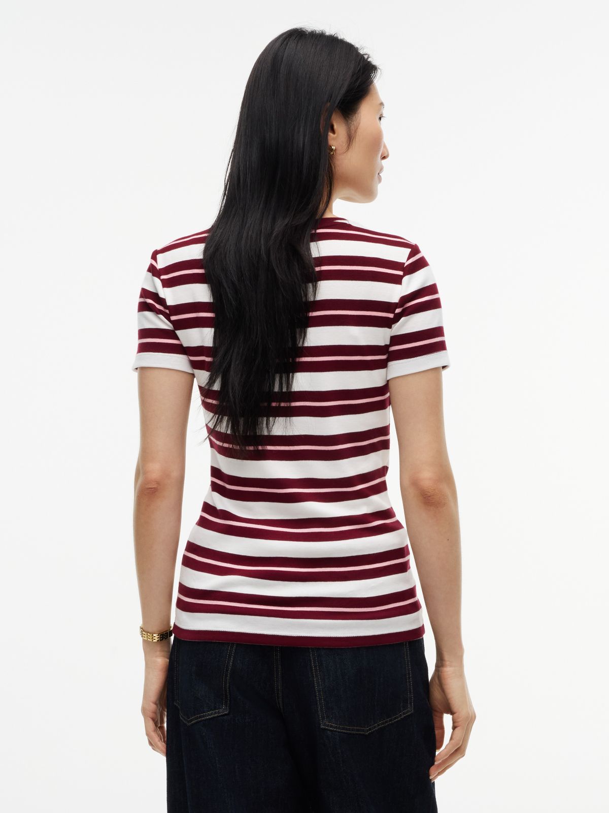 Striped Favorite T-Shirt — Ecru Multi