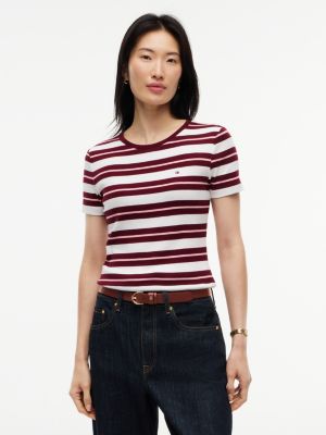 Striped Favorite T-Shirt, Ecru Multi