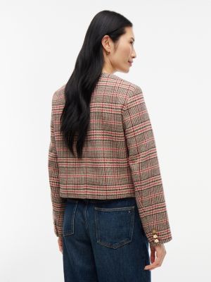 Женская куртка Tommy Hilfiger Gold-Button Tweed Lady, цвет: Песочный — фото 4