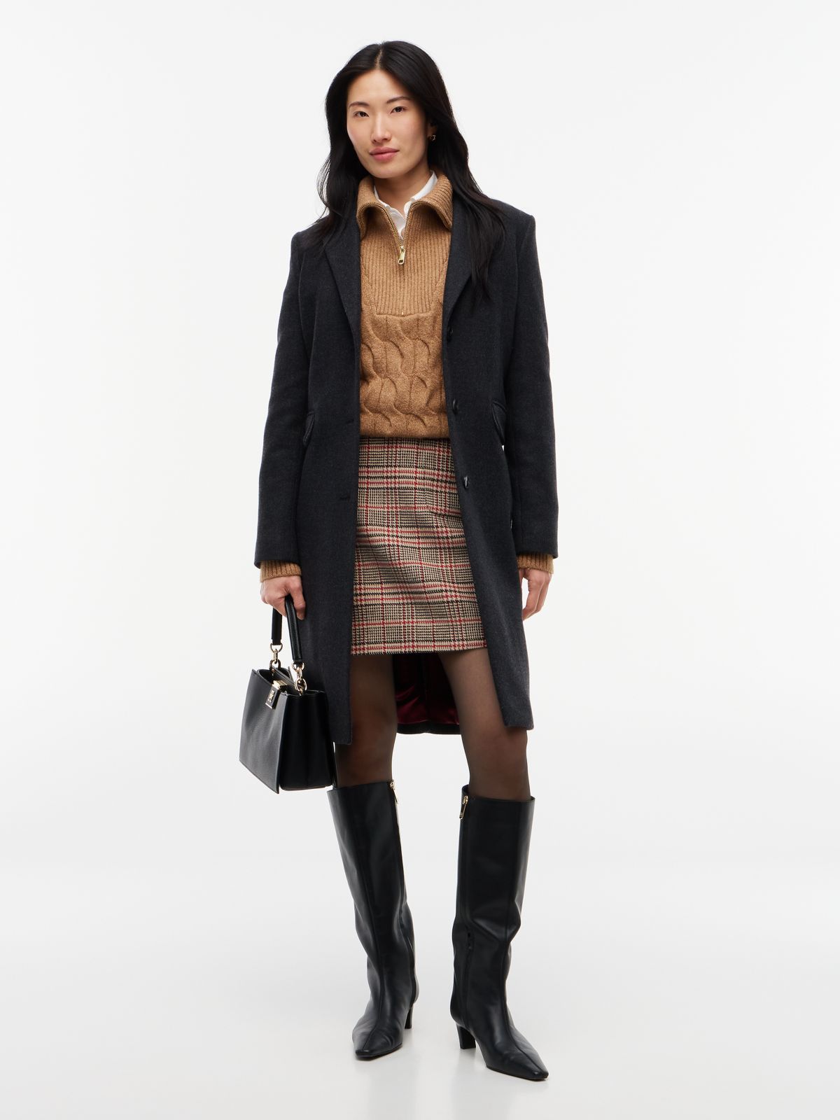 Tweed Mini Skirt — Gulf Sand Multi