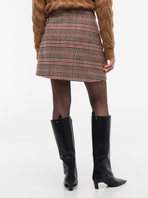 Женская юбка Tommy Hilfiger Tweed Mini, цвет: Песочный разноцветный — фото 4
