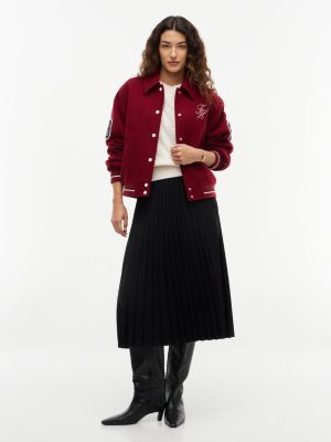 Женская юбка Tommy Hilfiger Pleated Midi, цвет: Чёрный — фото 2